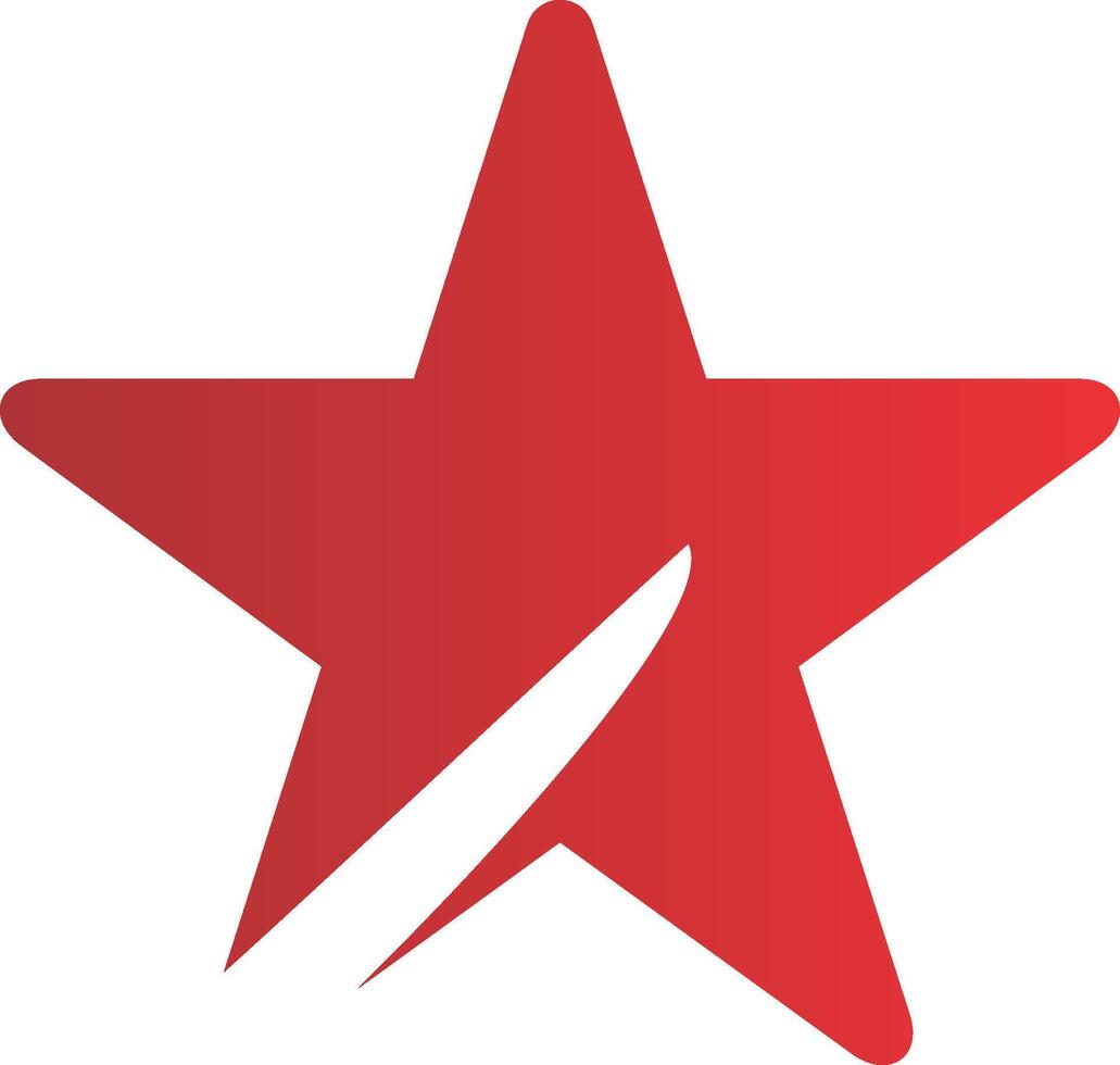 Star erhebt euch Platz Kreis Vektor Logo