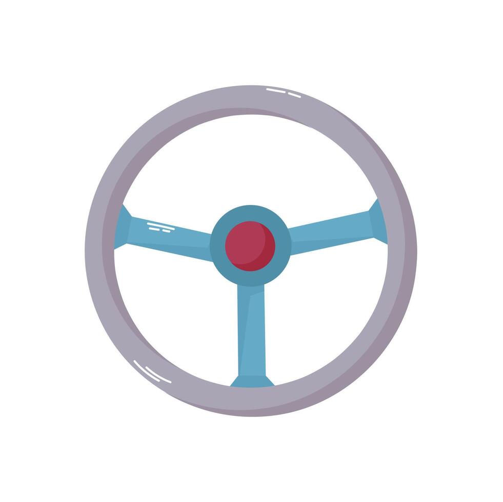 Lenkung Rad Symbol Clip Art Benutzerbild isoliert Vektor Illustration