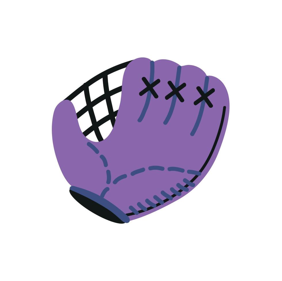 Baseball Handschuh Symbol Clip Art Benutzerbild Logo isoliert Vektor Illustration