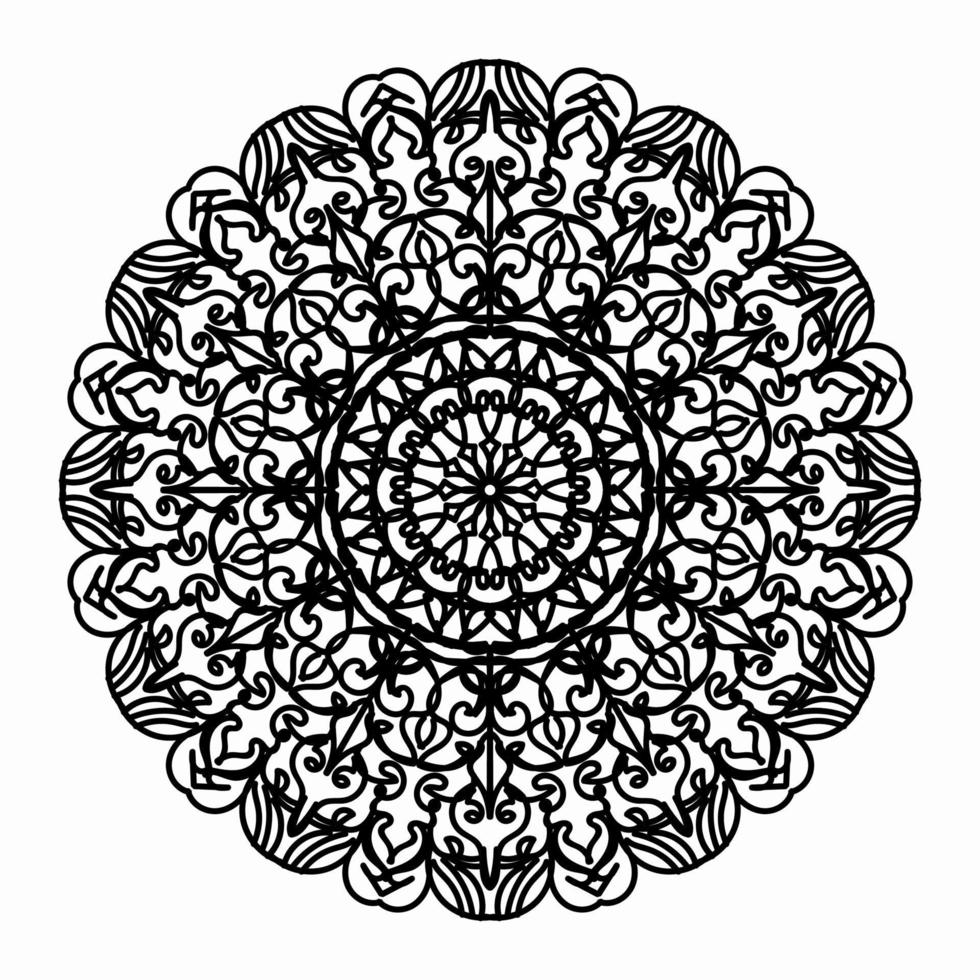 dekorativa koncept abstrakt mandala illustration. vektor