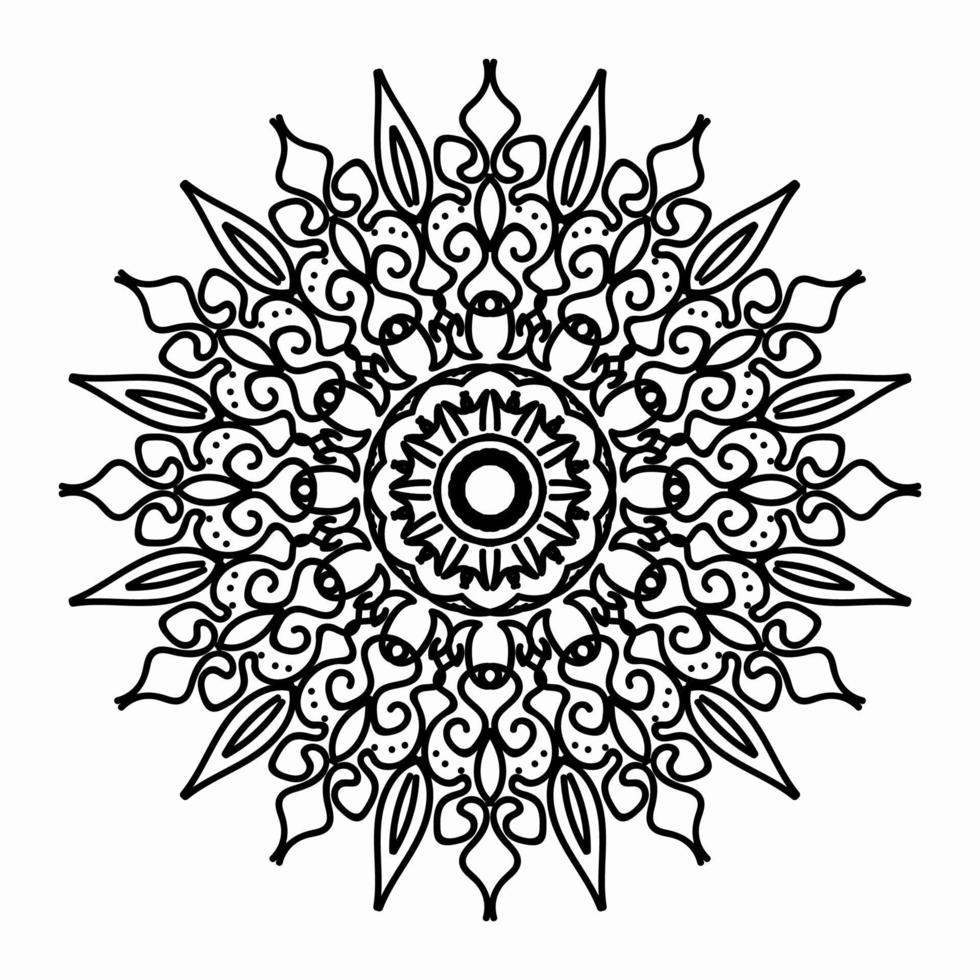 dekorativa koncept abstrakt mandala illustration. vektor