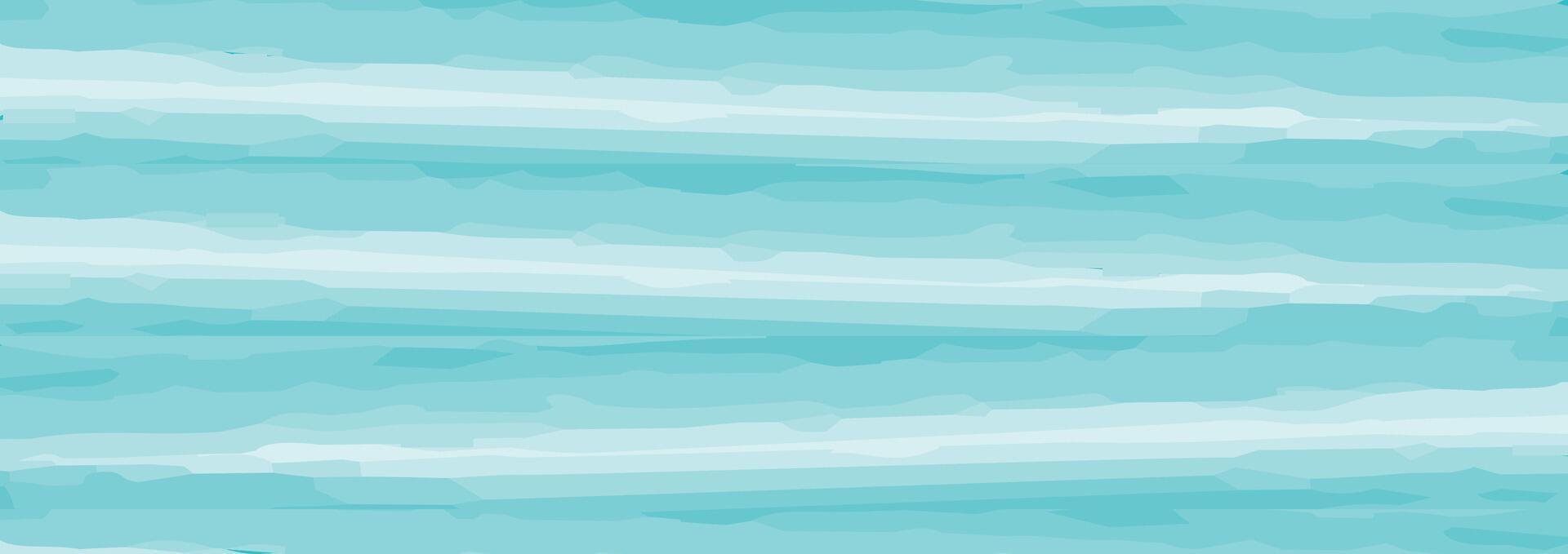 Meer Aquarelle Wellen Blau Muster Hintergrund. verschwommen Türkis Wasser Hintergrund. Vektor Illustration zum Ihre Grafik Design, Banner, Sommer- oder aqua Poster