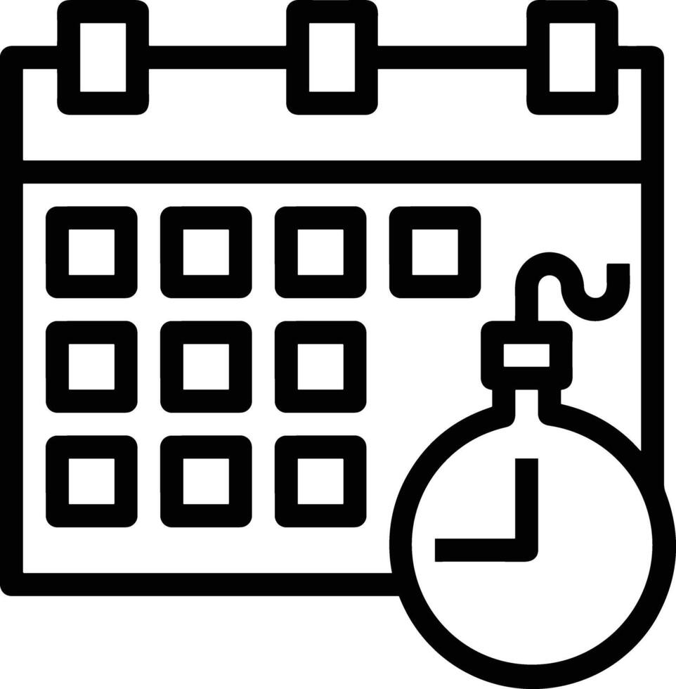 Kalender Zeitplan Symbol Symbol Vektor Bild. Illustration von das modern geplanter Termin Erinnerung Agenda Symbol Grafik Design Bild