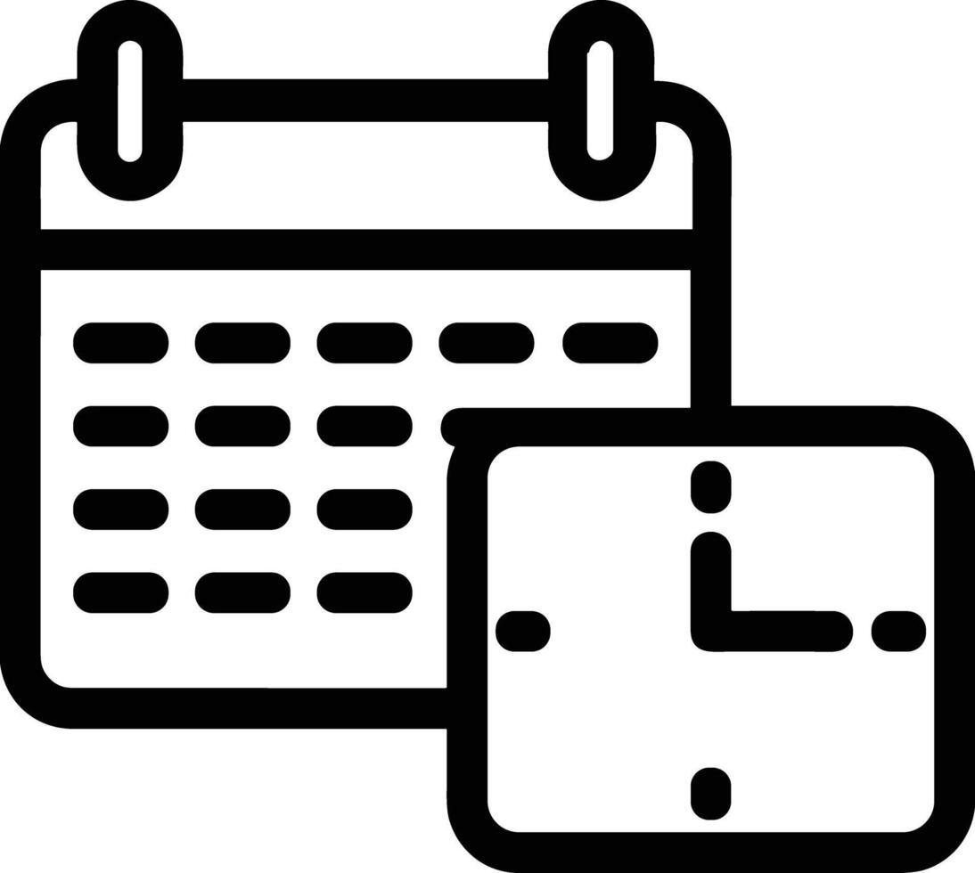 kalender schema ikon symbol vektor bild. illustration av de modern utnämning påminnelse dagordning symbol grafisk design bild