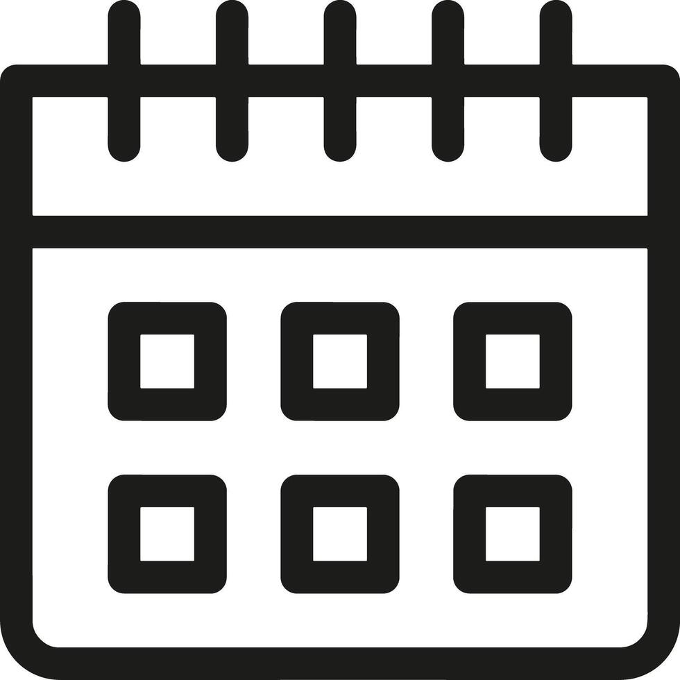 kalender schema ikon symbol vektor bild. illustration av de modern utnämning påminnelse dagordning symbol grafisk design bild