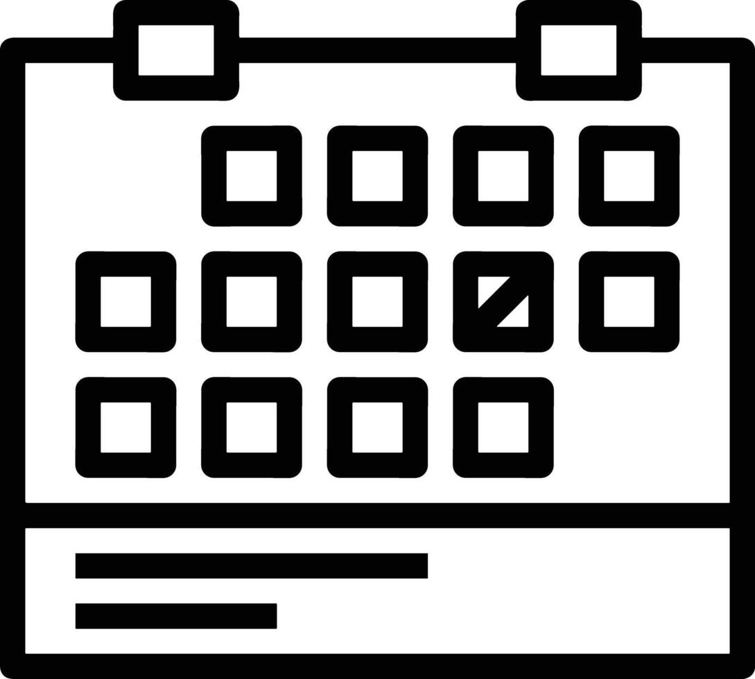 kalender schema ikon symbol vektor bild. illustration av de modern utnämning påminnelse dagordning symbol grafisk design bild