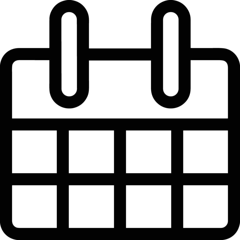 kalender schema ikon symbol vektor bild. illustration av de modern utnämning påminnelse dagordning symbol grafisk design bild