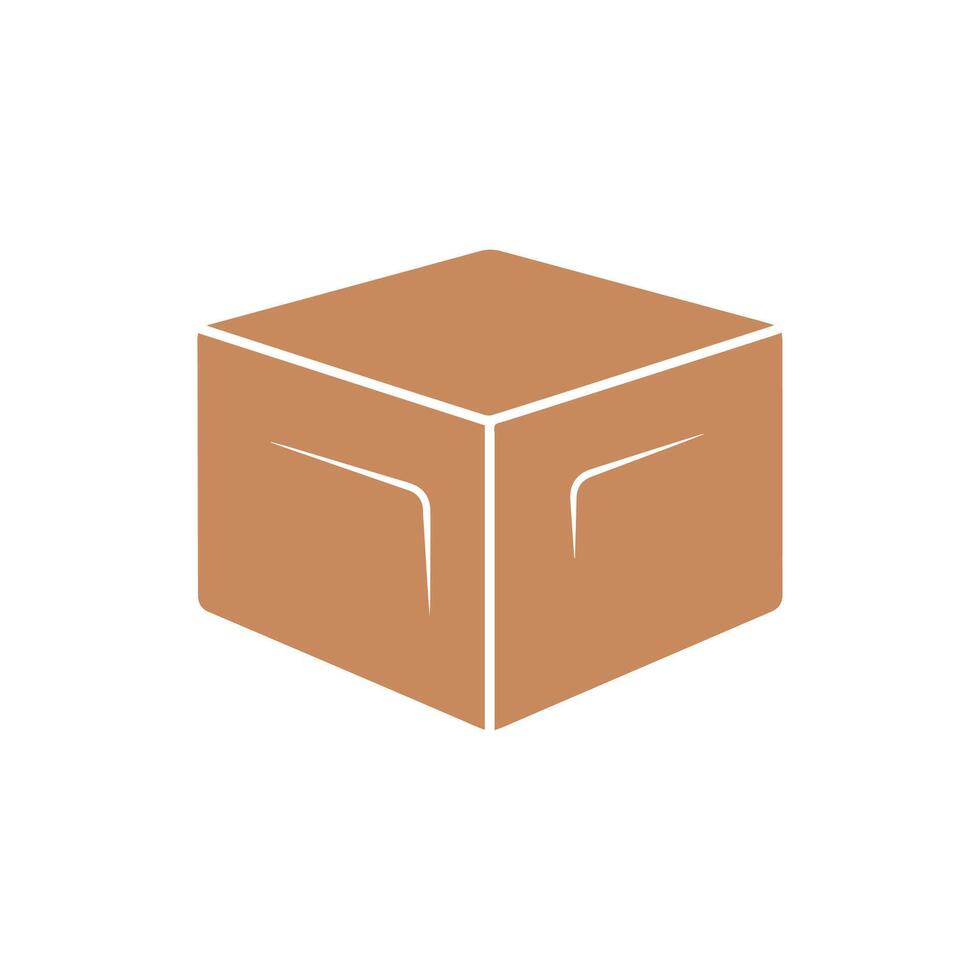 Box Symbol Satz. Sammlung von bunt Box Vektor Symbole auf Weiß Hintergrund. eben Symbol