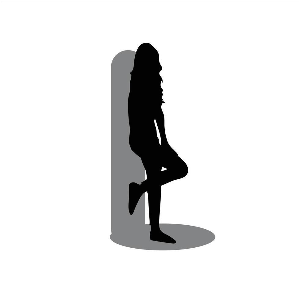 Frauen Silhouette Vektor