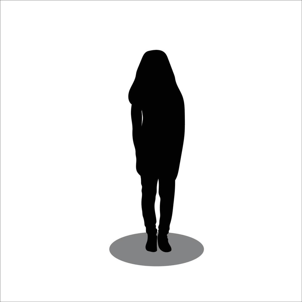 Frauen Silhouette Vektor