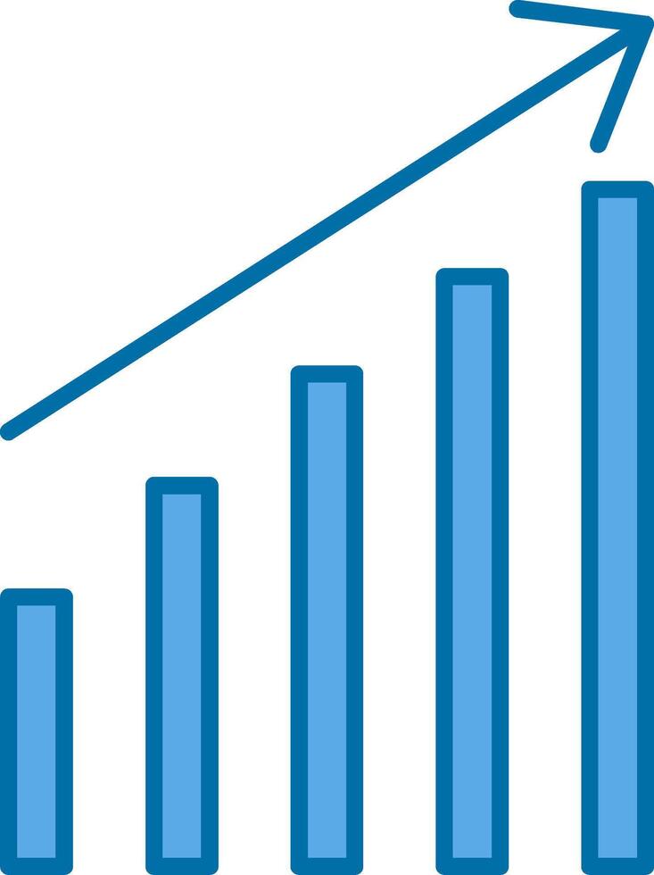 Trend gefüllt Blau Symbol vektor