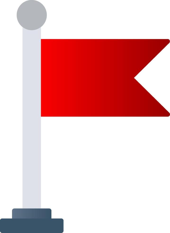 flagga platt lutning ikon vektor