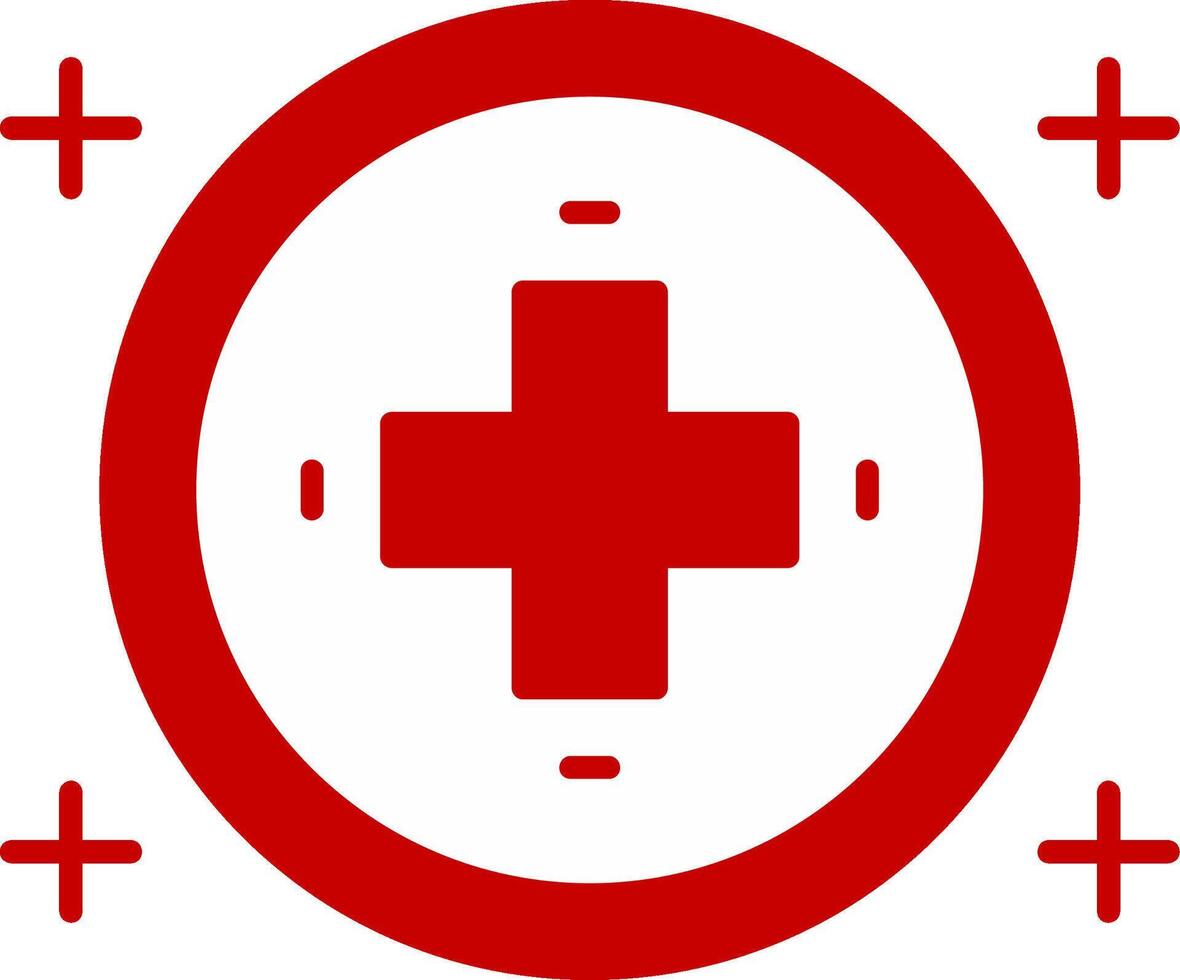 Krankenhaus Zeichen eben Gradient Symbol vektor