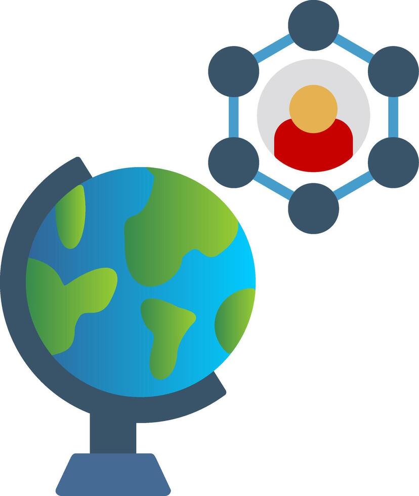 Sozial Wissenschaft eben Gradient Symbol vektor