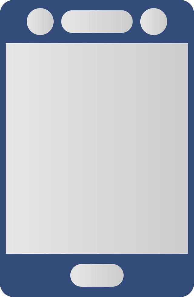 Handy, Mobiltelefon eben Gradient Symbol vektor