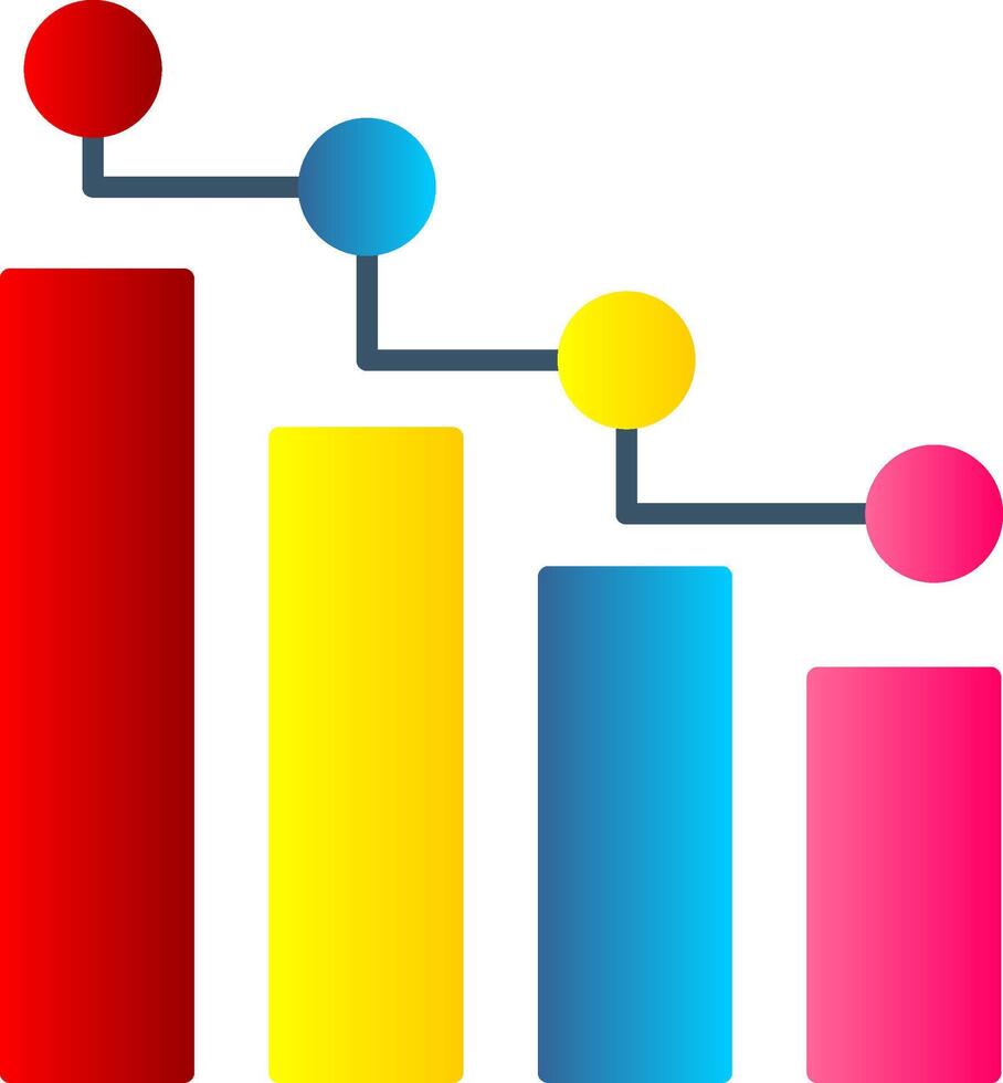 Statistiken eben Gradient Symbol vektor