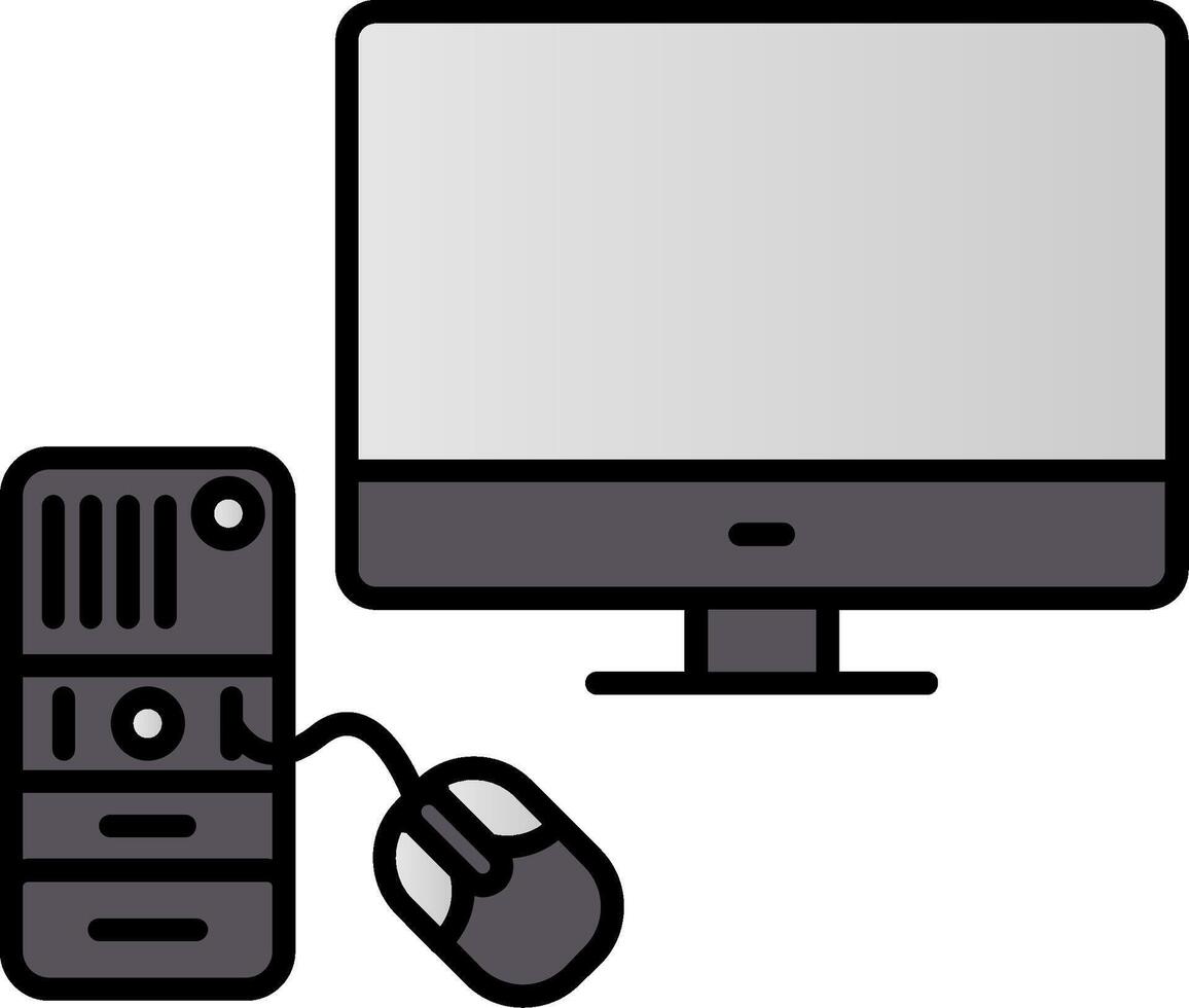 Computing Linie gefüllt Gradient Symbol vektor