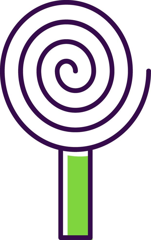 spiral fylld ikon vektor