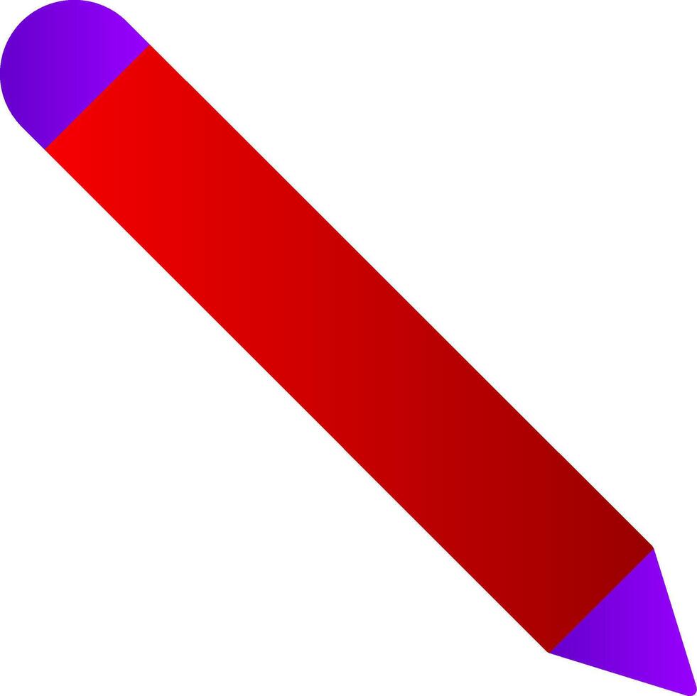 Bleistift eben Gradient Symbol vektor