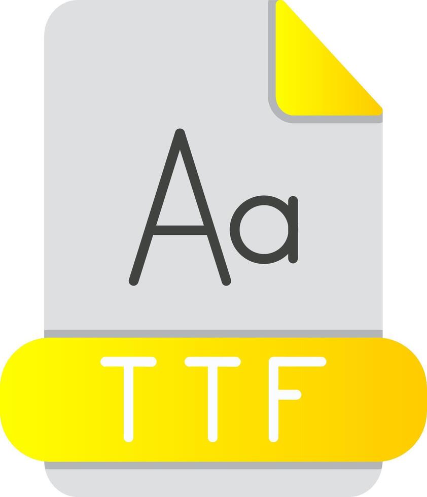 ttf eben Gradient Symbol vektor