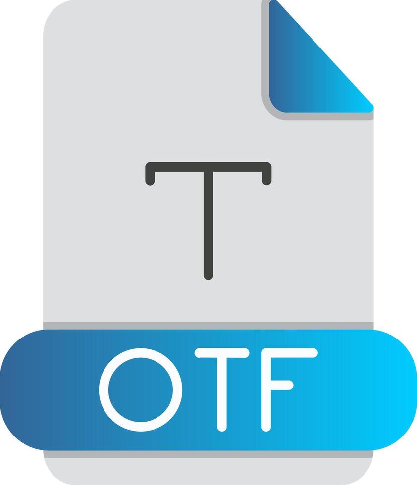 otf eben Gradient Symbol vektor