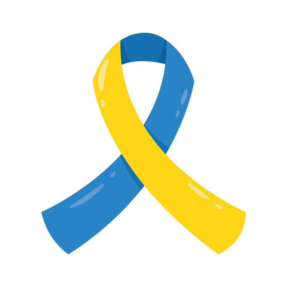 bandkampanj gula och blå färger vektor