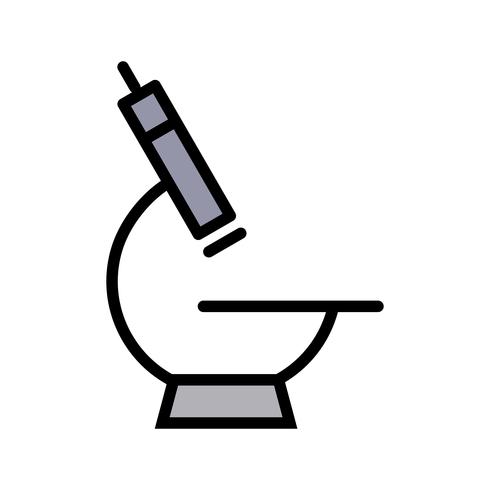 Vektor-Mikroskop-Symbol vektor