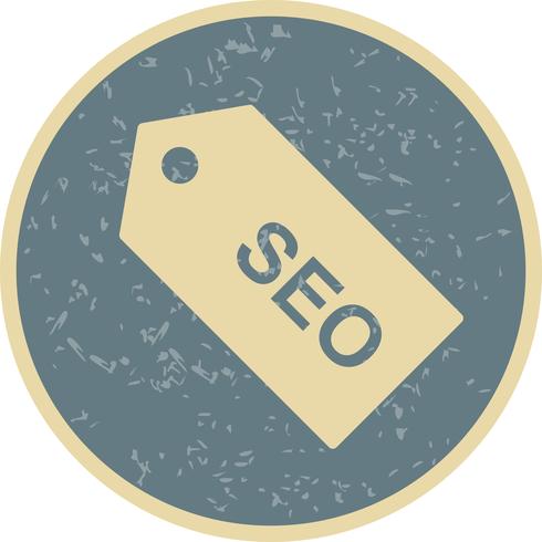 Vektor SEO Tag Icon