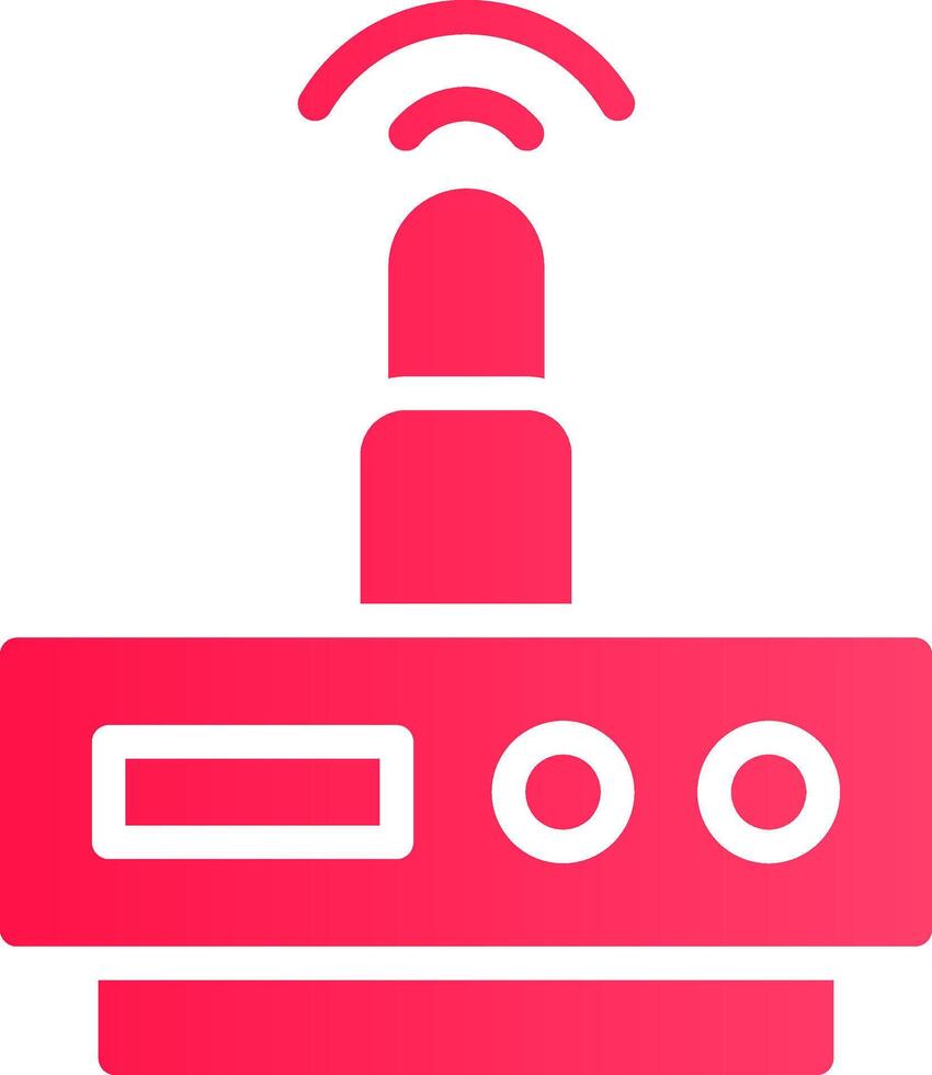 WLAN-Router kreatives Icon-Design vektor