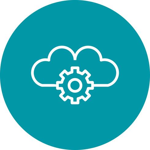 Vektor Cloud Settings Icon