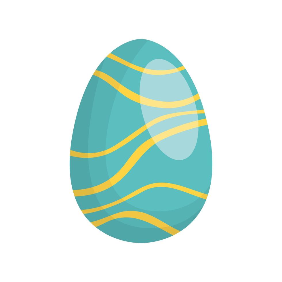 Happy Easter Egg Paint mit Strokes vektor