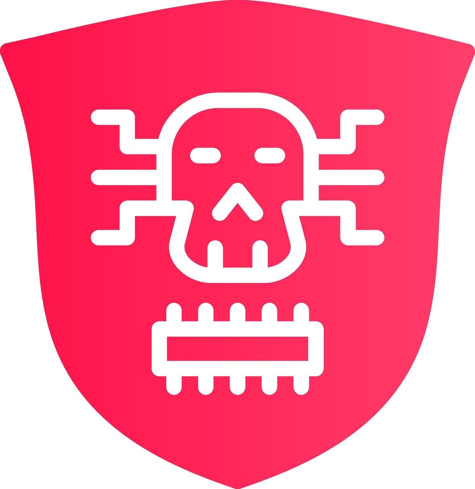 Kreatives Icon-Design für Malware vektor