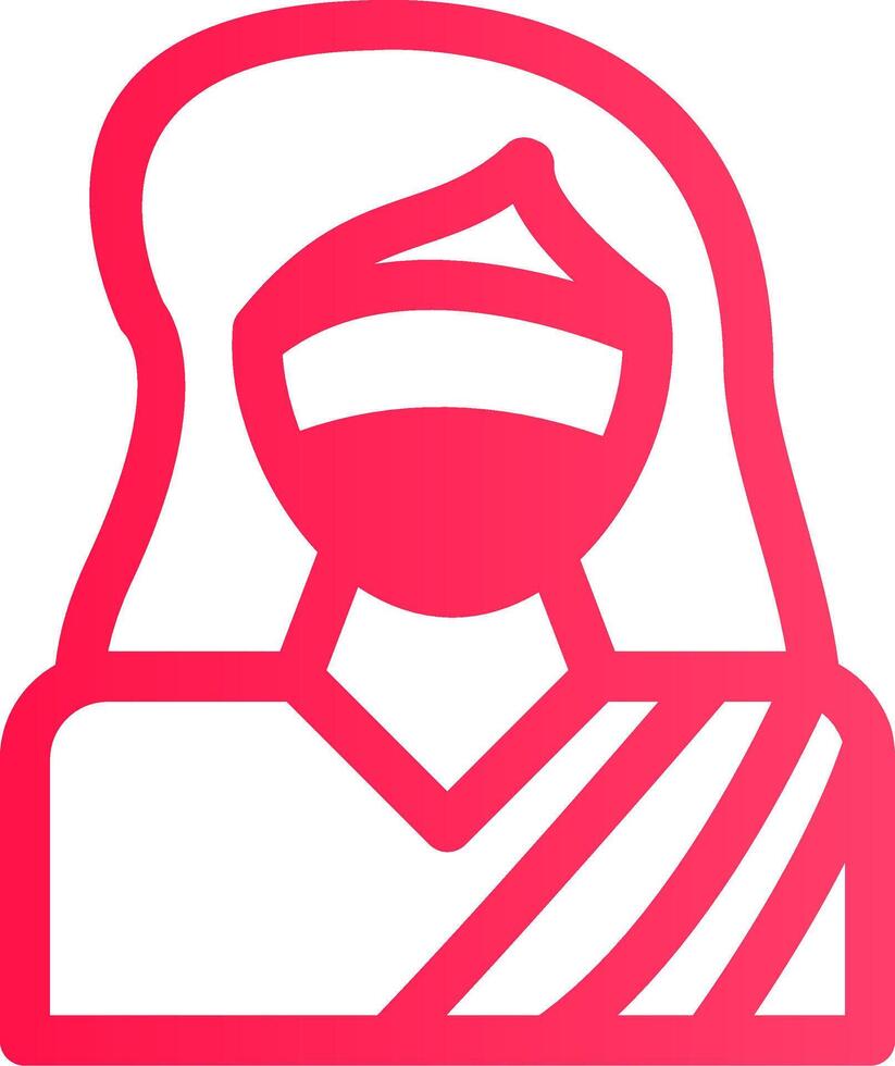 Lady Justice kreatives Icon-Design vektor