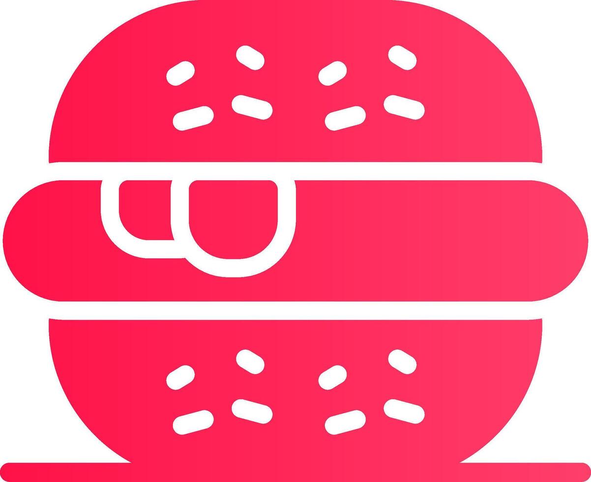 Burger kreativ Symbol Design vektor