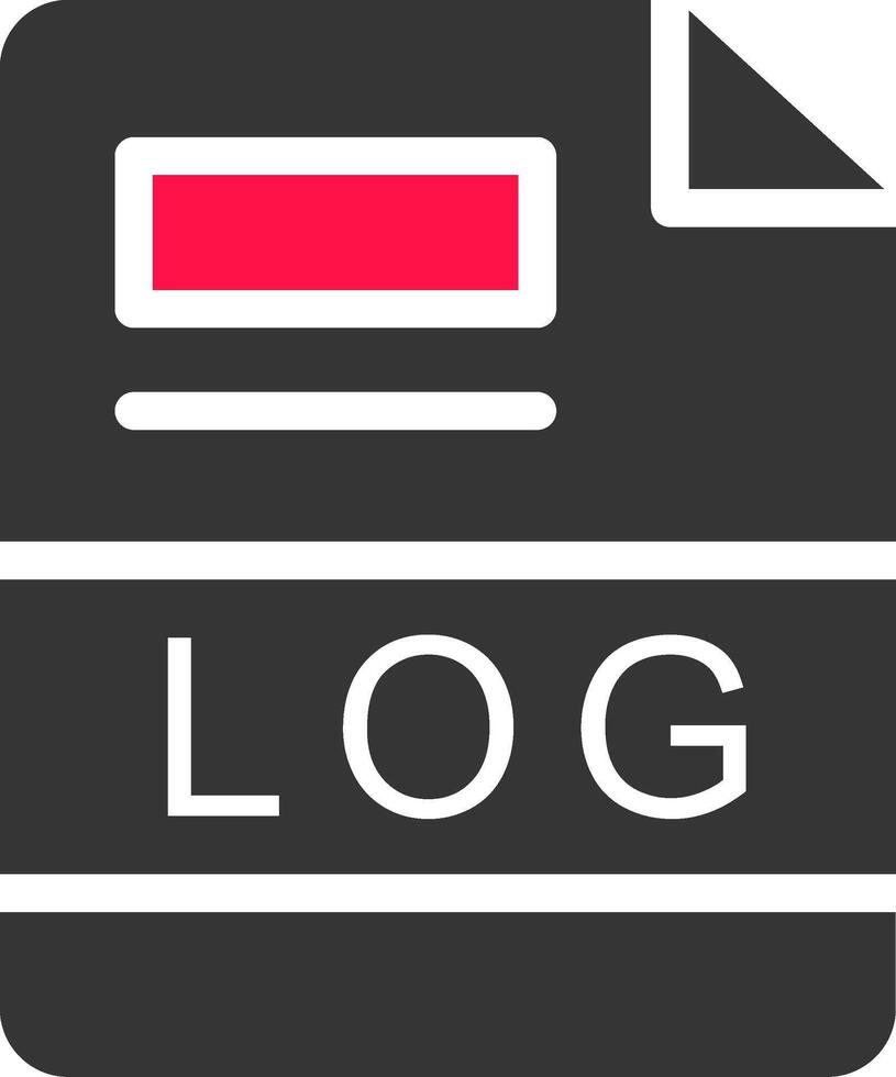 Log kreatives Icon-Design vektor