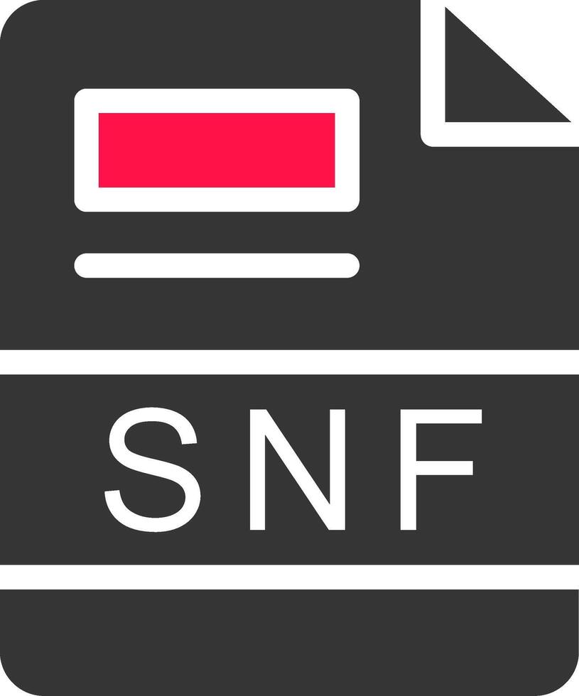 snf kreativ Symbol Design vektor