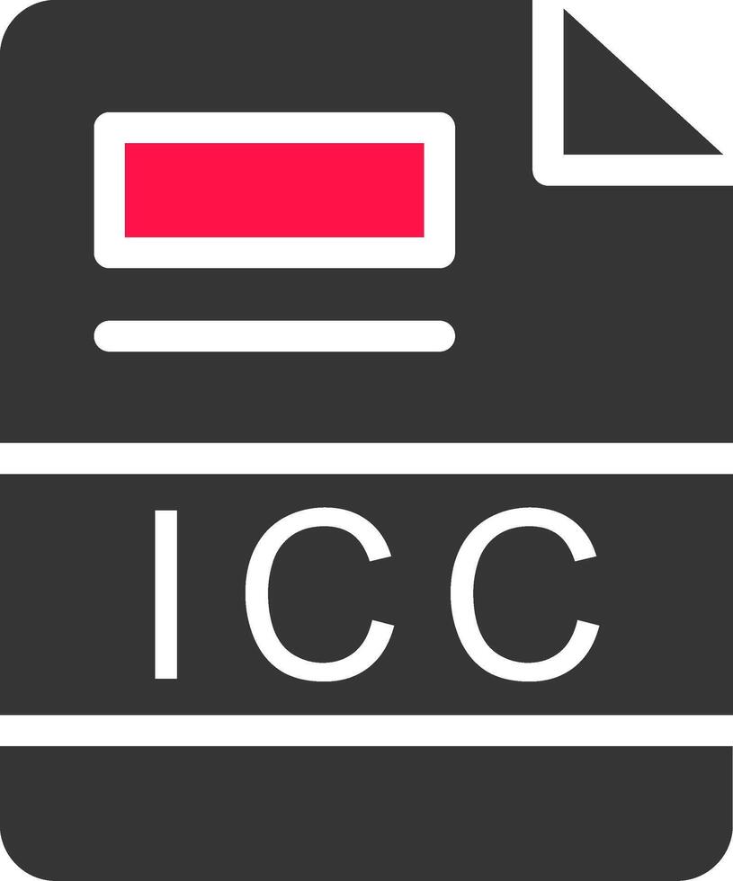 icc kreativ ikon design vektor