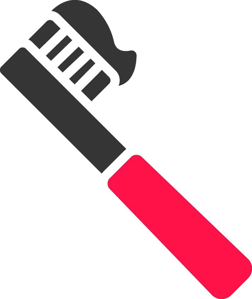 Zahnbürste kreatives Icon-Design vektor