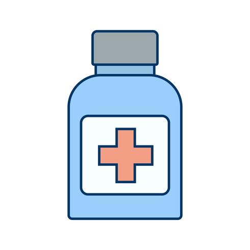 Vektor Medizin Flasche Symbol