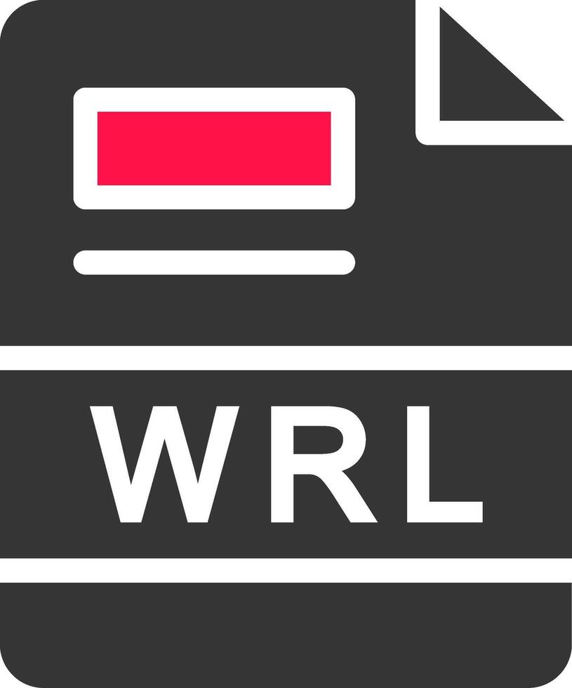 Wrl kreativ Symbol Design vektor