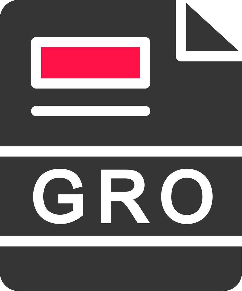 gro kreativ Symbol Design vektor