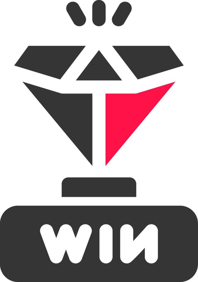 Gewinner kreatives Icon-Design vektor