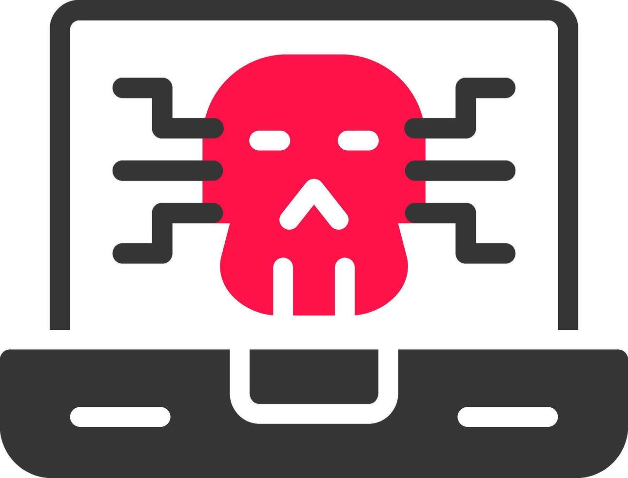 Kreatives Icon-Design für Malware vektor