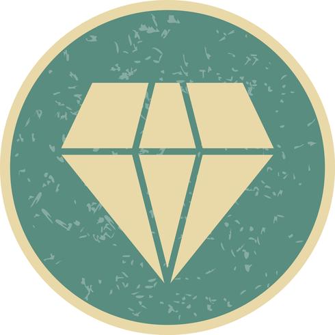 Vektor-Diamant-Symbol vektor