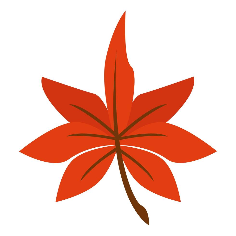 Herbstblatt rot vektor
