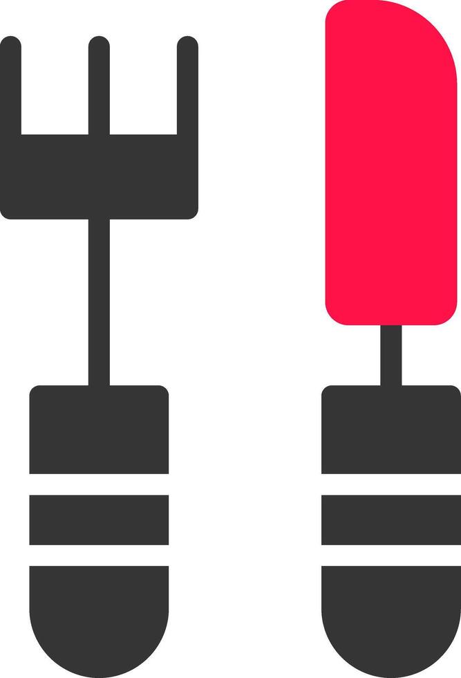 Glyphe rot und Gelb Gradient vektor