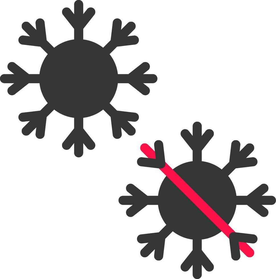 snöflinga kreativ ikon design vektor