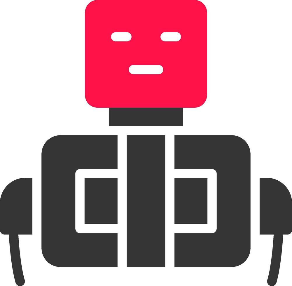 Roboter kreatives Icon-Design vektor