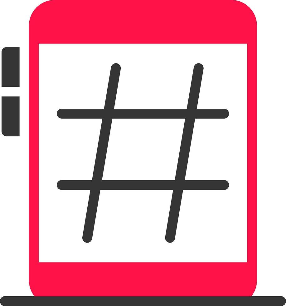 Hashtag kreativ Symbol Design vektor