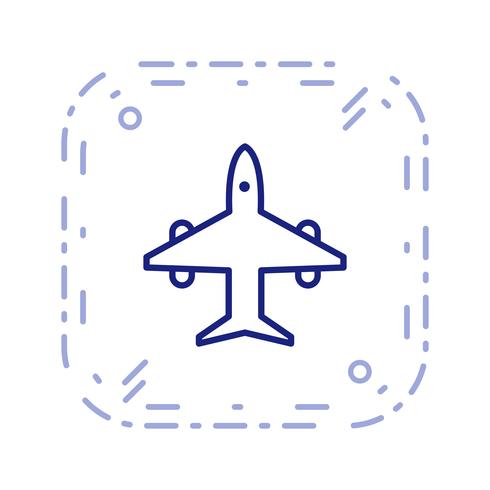 Vektor-Flugzeug-Symbol vektor